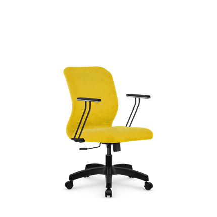 Офисное кресло SU-Mr-4/подл.110/осн.001 желтый в Заводоуковске - изображение
