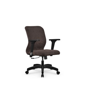 Офисное кресло SU-Mr-4/подл.200/осн.001 темно-коричневый в Тюмени