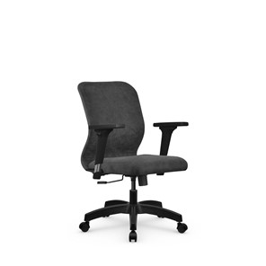 Офисное кресло SU-Mr-4/подл.200/осн.001 темно-серый в Тюмени
