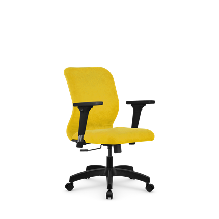 Офисное кресло SU-Mr-4/подл.200/осн.001 желтый в Заводоуковске - изображение