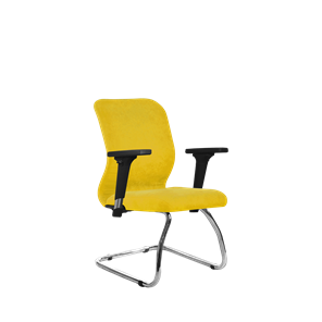 Офисное кресло SU-Mr-4/подл.200/осн.007 желтый в Тюмени