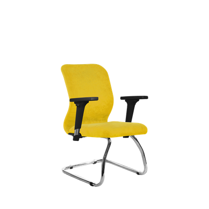 Офисное кресло SU-Mr-4/подл.200/осн.007 желтый в Заводоуковске - изображение