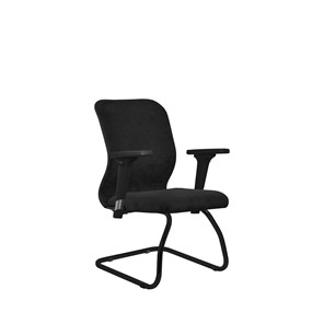 Офисное кресло SU-Mr-4/подл.200/осн.008 черный в Тюмени