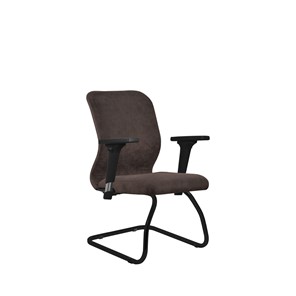 Кресло компьютерное SU-Mr-4/подл.200/осн.008 темно-коричневый в Тюмени