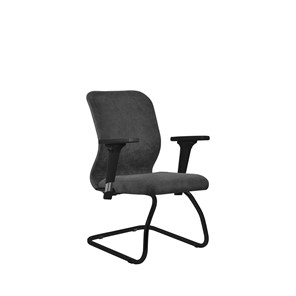 Кресло офисное SU-Mr-4/подл.200/осн.008 темно-серый в Тюмени