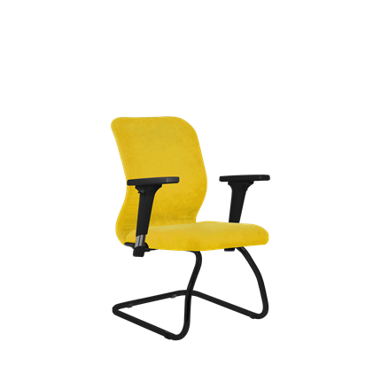 Компьютерное кресло SU-Mr-4/подл.200/осн.008 желтый в Заводоуковске - изображение