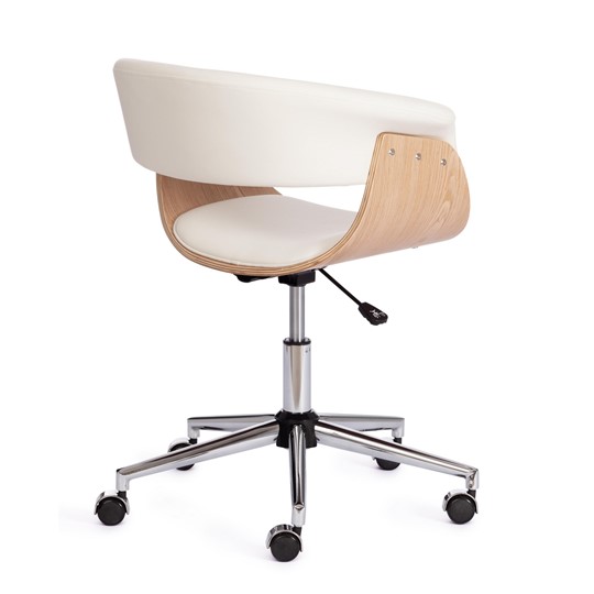 Офисное кресло VIMTA натуральный, кож/зам белый, арт.13662 в Тюмени - изображение 2