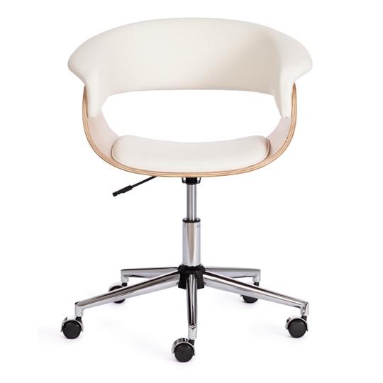 Офисное кресло VIMTA натуральный, кож/зам белый, арт.13662 в Тюмени - изображение 4