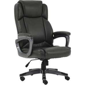 Кресло Brabix Premium Favorite EX-577 (пружинный блок, рециклированная кожа, серое) 531935 в Тюмени - предосмотр