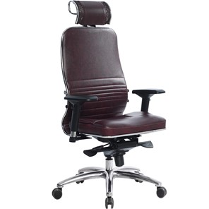 Офисное кресло Samurai KL-3.04, темно-бордовый в Тюмени