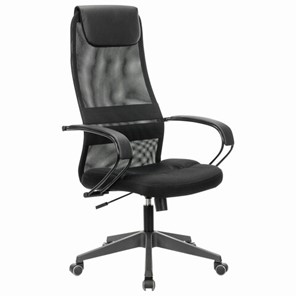 Кресло Brabix Premium Stalker EX-608 PL (ткань-сетка/кожзам, черное) 532090 в Заводоуковске