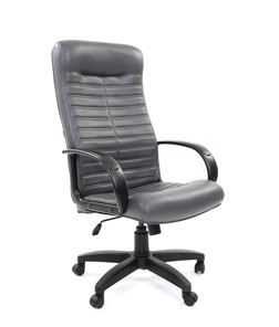 Офисное кресло CHAIRMAN 480 LT, экокожа, цвет серый в Тюмени