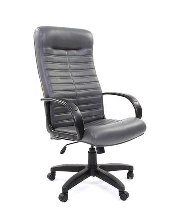Офисное кресло CHAIRMAN 480 LT, экокожа, цвет серый в Заводоуковске - изображение