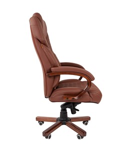 Офисное кресло CHAIRMAN 406, коричневый в Тюмени - предосмотр 3