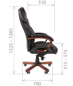 Офисное кресло CHAIRMAN 406, коричневый в Заводоуковске - предосмотр 5