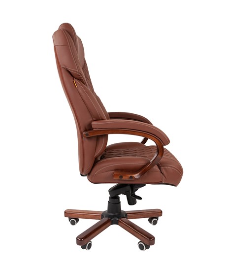 Офисное кресло CHAIRMAN 406, коричневый в Заводоуковске - изображение 3
