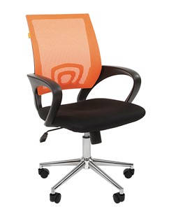 Компьютерное кресло CHAIRMAN 696 CHROME Сетка TW-66 (оранжевый) в Тюмени