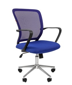 Компьютерное кресло CHAIRMAN 698 CHROME new Сетка TW-05 (синий) в Тюмени - предосмотр 1