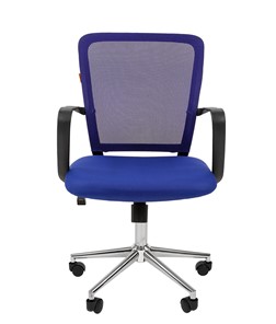 Компьютерное кресло CHAIRMAN 698 CHROME new Сетка TW-05 (синий) в Тюмени - предосмотр 2
