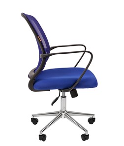 Компьютерное кресло CHAIRMAN 698 CHROME new Сетка TW-05 (синий) в Тюмени - предосмотр 3