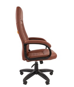 Кресло компьютерное CHAIRMAN 950LT Экокожа коричневая в Тюмени - предосмотр 2