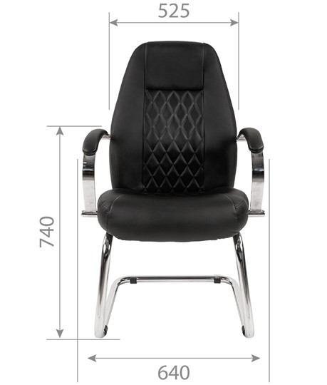 Кресло CHAIRMAN 950V Экокожа черная в Тюмени - изображение 4