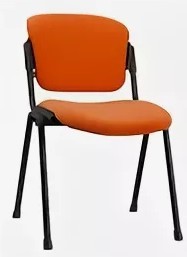 Офисное кресло ERA BLACK оранжевый в Тюмени