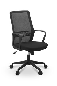 Кресло в офис Space, сетка YM/ткань Luna / черная/черная в Заводоуковске