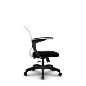 Компьютерное кресло SU-M-4/подл.160/осн.001, Белый/Черный в Заводоуковске - предосмотр 1