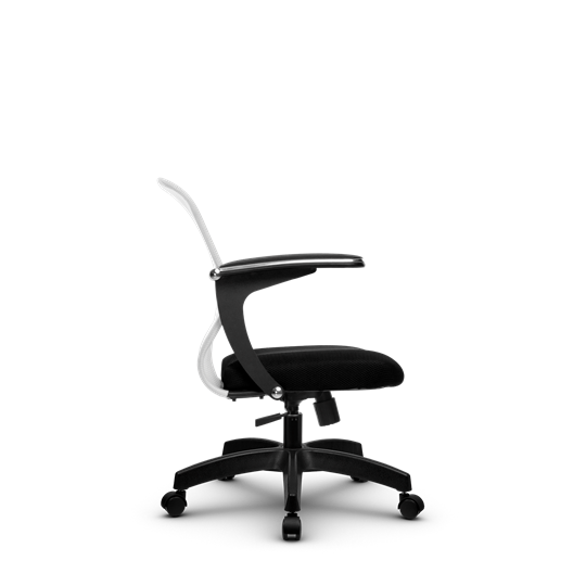 Компьютерное кресло SU-M-4/подл.160/осн.001, Белый/Черный в Заводоуковске - изображение 1