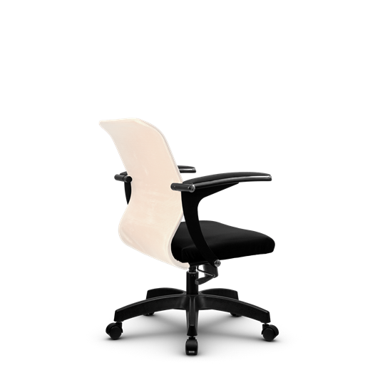 Кресло офисное SU-M-4/подл.160/осн.001, Бежевый/Черный в Заводоуковске - изображение 2