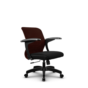 Кресло компьютерное SU-M-4/подл.160/осн.001, Коричневый/Черный в Заводоуковске
