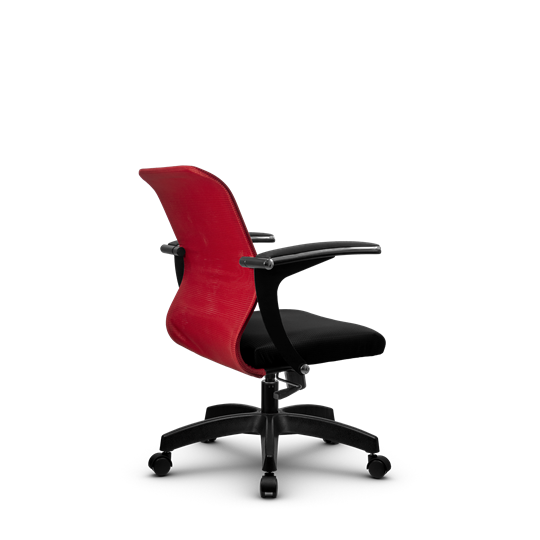 Компьютерное кресло SU-M-4/подл.160/осн.001, Красный/Черный в Заводоуковске - изображение 2