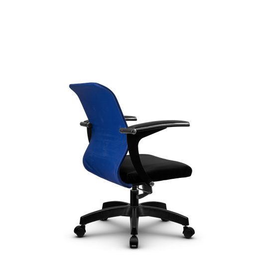 Кресло офисное SU-M-4/подл.160/осн.001, Синий/Черный в Заводоуковске - изображение 2