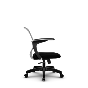 Кресло SU-M-4/подл.160/осн.001, Светло-серый/Черный в Тюмени - предосмотр 1
