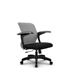Кресло SU-M-4/подл.160/осн.001, Светло-серый/Черный в Заводоуковске - предосмотр