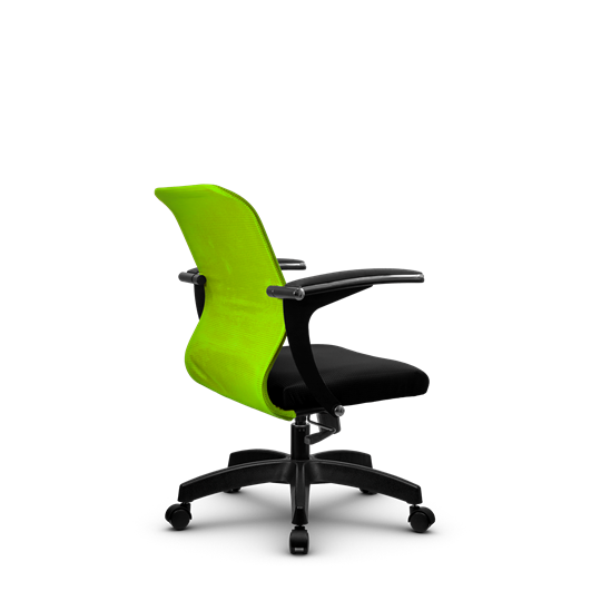 Компьютерное кресло SU-M-4/подл.160/осн.001, Зеленый/Черный в Тюмени - изображение 2