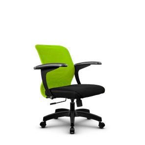 Компьютерное кресло SU-M-4/подл.160/осн.001, Зеленый/Черный в Тюмени