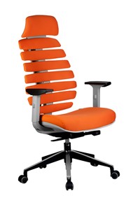 Кресло Riva Chair SHARK (Оранжевый/серый) в Тюмени