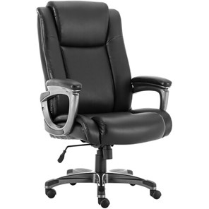 Кресло Brabix Premium Solid HD-005 (рециклированная кожа, черное) в Тюмени