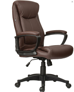 Компьютерное кресло Brabix BRABIX "Enter EX-511", экокожа, коричневое, 531163 в Тюмени