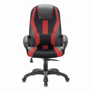 Компьютерное кресло Brabix Premium Rapid GM-102 (экокожа/ткань, черное/красное) 532107 в Ишиме