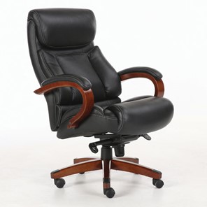 Офисное кресло Brabix Premium Infinity EX-707 (дерево, натуральная кожа, черное) в Тюмени - предосмотр