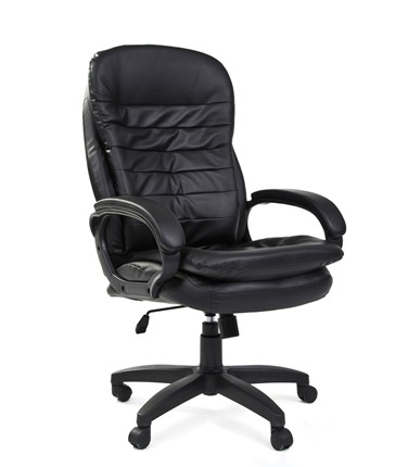 Офисное кресло CHAIRMAN 795 LT, экокожа, цвет черный в Заводоуковске - изображение
