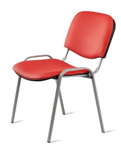 Офисный стул Изо, ВИК Nitro red/Светло-серый в Тюмени