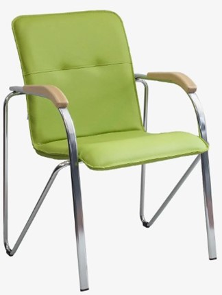 Офисный стул Samba Chrome салатовый в Заводоуковске - изображение
