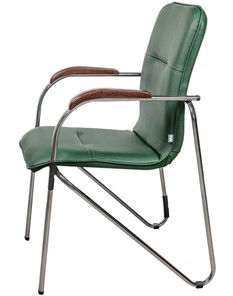 Офисный стул Samba Chrome темнно-зеленый в Заводоуковске - предосмотр