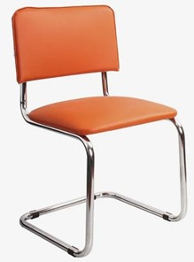 Офисный стул Sylwia chrome оранжевый в Тюмени