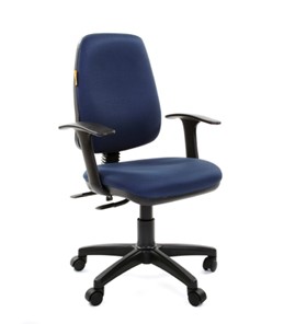 Кресло компьютерное CHAIRMAN 661 Ткань стандарт 15-03 синяя в Тюмени