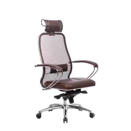 Офисное кресло Samurai SL-2.04, темно-коричневый в Тюмени - изображение